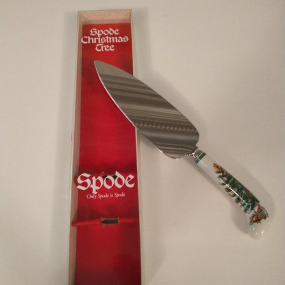 NWT Spode Christmas Tree Pastry server - Picture 7 of 11